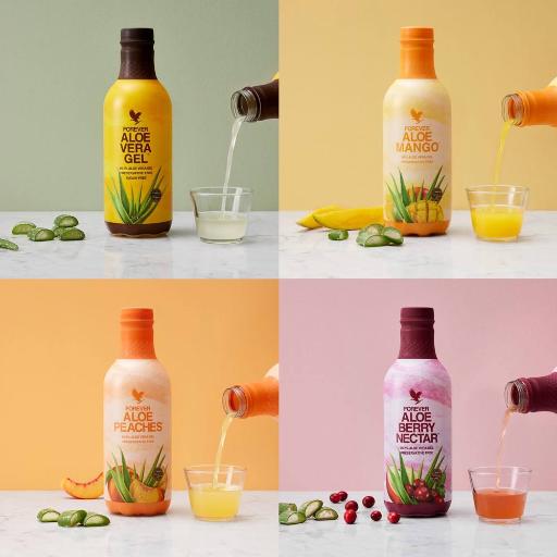 Forever Aloe Peaches 1 l
